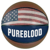 PUREBLOED PATRIOTISCHE baskobels Basketbal (Voorkant)