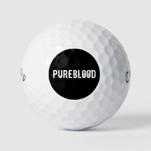 PUREBLOOD GOLF BALLS GOLFBALLEN (Voorkant)