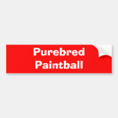 Purebred Paintball Bumpersticker (Voorkant)