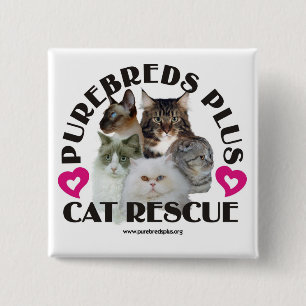 Purebred Plus Cat Rescue Button