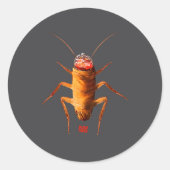 Purees The Roach  Ronde Sticker (Voorkant)