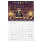 Pureffect Pawsome: een kat-tastische Cartoon kalen Kalender (Mar 2026)