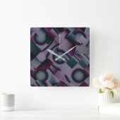 PureKleur Vierkante Klok (Huis)