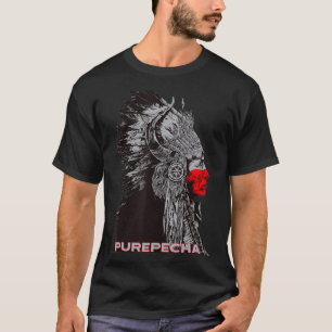 Purepecha Mexicaanse hoofdredder van Indische Prou T-shirt