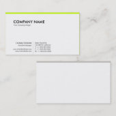 PurePro No11 Vibrant Green Visitekaartje (Voorkant / Achterkant)