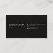 PurePro No18 Subtle Stripes Visitekaartje (Achterkant)