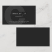 PurePro No4 Donkergrijs Visitekaartje (Voorkant / Achterkant)