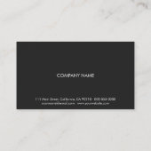 PurePro No5 Dark Grey Visitekaartje (Achterkant)
