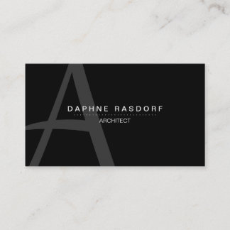 PurePro No8B Witte Monogram Visitekaartje