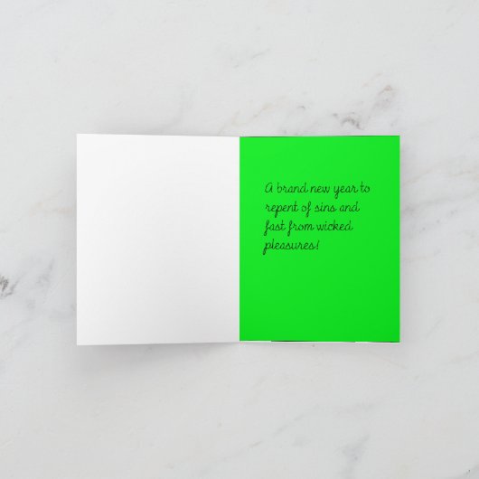 Purer-tan Verjaardag Kaart (Binnen)