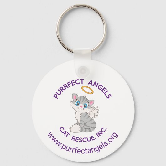 Purfect Angels Cat Rescue Sleutelhanger (Voorkant)