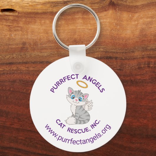 Purfect Angels Cat Rescue Sleutelhanger (Achterkant)