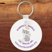 Purfect Angels Cat Rescue Sleutelhanger (Voorkant)