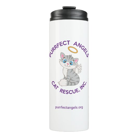 Purfect Angels Cat Rescue Thermal Tumbler Thermosbeker (Voorkant)