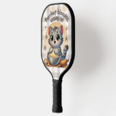 "Purfect biscuits, coming up" Kneading Cat Pickleball Paddle (Links)