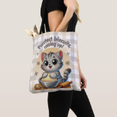 "Purfect biscuits, coming up" Kneading Cat Tote Bag (Dichtbij)