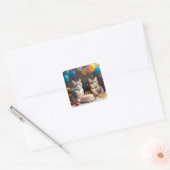 Purfect Celebration: een verjaardagsfeestje voor e Vierkante Sticker (Envelop)