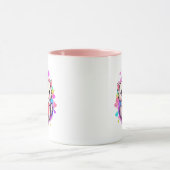 Purfect Love: Kawaii paar katten met hart Mok (Midden)