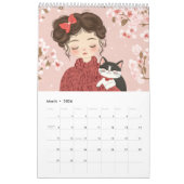 Purfect Moments: Geïllustreerde Kattenkalender Kalender (Mar 2026)