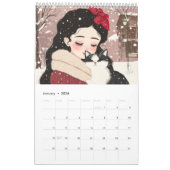 Purfect Moments: Geïllustreerde Kattenkalender Kalender (Jan 2026)