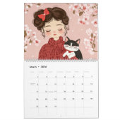 Purfect Moments: Geïllustreerde Kattenkalender Kalender (Mar 2026)