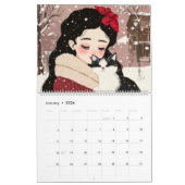 Purfect Moments: Geïllustreerde Kattenkalender Kalender (Jan 2026)