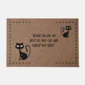 Purfect Welkom: Cat-thema deurmat (Voorkant)