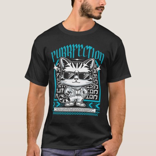 Purfection Cat Lover T-shirt (Voorkant)