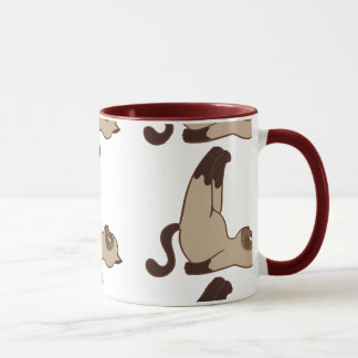Purfectly Cozy: Brown Cat Mok voor kattenliefhebbe