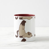 Purfectly Cozy: Brown Cat Mok voor kattenliefhebbe (Midden)