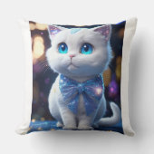 Purfectly Cozy – Schattige Cat Sierkussen (Voorkant)