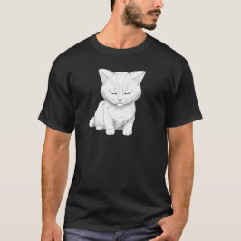Purfectly Peaceful Cat - Relaxed Kat Art TSQ T-shirt