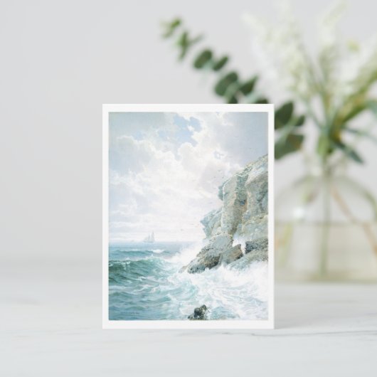 Purgatory Cliff Zeegezicht Schilderij Briefkaart (Staand voorkant)
