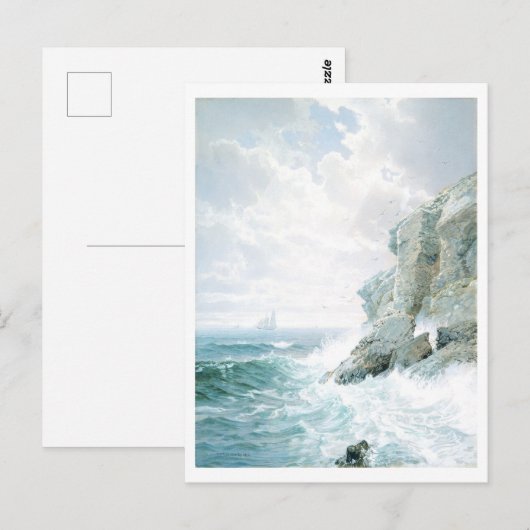 Purgatory Cliff Zeegezicht Schilderij Briefkaart (Voorkant / Achterkant)