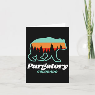 Purgatory Colorado Skiing Snowboarding Beer Kaart