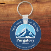 Purgatory Colorado skioord cadeau Sleutelhanger (Voorkant)
