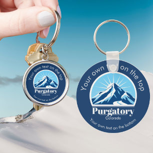 Purgatory Colorado skioord cadeau Sleutelhanger