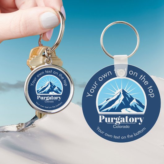 Purgatory Colorado skioord cadeau Sleutelhanger