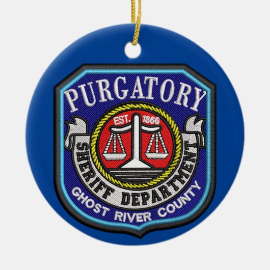 Purgatory Sheriff ornament (Voorkant)