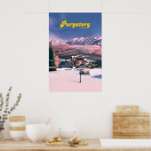 Purgatory Ski Resort Reisposter Poster (Keuken)