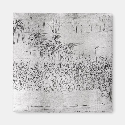Purgatory, van 'The Divine Comedy' door Dante Magneet (Voorkant)