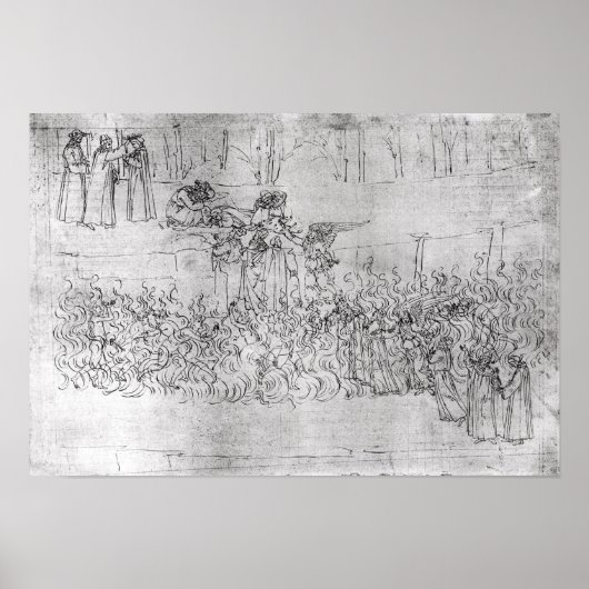 Purgatory, van 'The Divine Comedy' door Dante Poster (Voorkant)