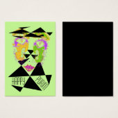 Purim Abstract Kostuum Gift Kaarten ChubbyBusiness Visitekaartje (Voorkant /achterkant)