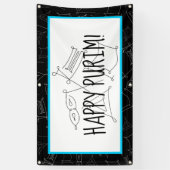 Purim Banner (Verticaal)
