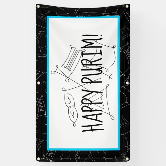 Purim Banner (Verticaal)