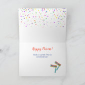 Purim Basket Gifts Hamantaschen Gragger Hebrew Feestdagen Kaart (Binnen)