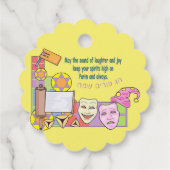 Purim Bedankjes Labels (Achterkant)