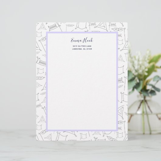 Purim Briefhoofd (Staand voorkant)