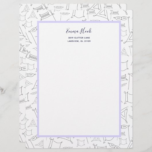 Purim Briefhoofd (Voorkant / Achterkant)