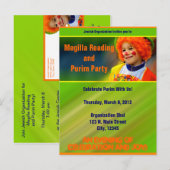 Purim Briefkaart (Voorkant / Achterkant)